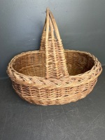 2 x Rattan Style Baskets - 2