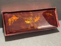 Vietnamese red lacquered box 1950s and Chinese Stone Seal in Cases - 4