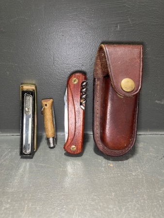 3 x Vintage Pocket Knives