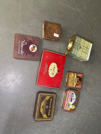 Lot of Vintage Tobacco Tins