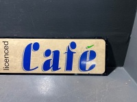 The Sambuca Cafe' Decorative Metal Sign - Double-sided - 3