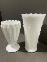 Collection of Fire King Milk Glass - 3