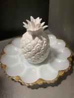 Collection of Fire King Milk Glass - 4