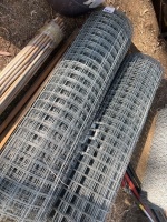 2 rolls of galvanised dog wire