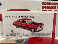 1969 Ford Falcon XW Phase 1 GT-HO - Candy Apple Red - 0093/3000 - Classic Car - 18164 - 3
