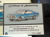 1969 Holden Monaro HT GTS 350 Monza Blue - 1954/3000 - AUTOart - 73412 - 2