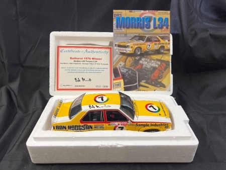 1976 Holden Torana LH L34 #7 BobMorris/JohnFitzpatrick - Winner Hardie-Ferodo 1000 - 0145/5000 - AUTOart - 87661 - Signed on Car Roof & Certificate by Bob Morris