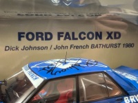 1980 Ford Falcon XD #17 Dick Johnson/John French The Rock - Hardie-Ferodo 1000 - 3258/7200 - Biante - B180201A - Car & Certificate Signed Dick Johnson - 3