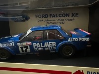 1982 Ford Falcon XE #17 Dick Johnson/John French - Blue - James Hardie 1000 - 0166/3100 - Biante - B180301B - Certificate Signed Dick Johnson - 5