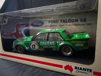 1983 Ford Falcon XE #17 Dick Johnson/Kevin Bartlett - Green - James Hardie 1000 - .. / 7620 - Biante - B180301A - Car Signed Dick Johnson @ TM Event 2010 & Kevin Bartlett @ Die-Cast Expo 2011 - 4