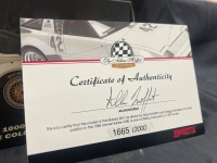 1984 Mazda RX7 #42 Allan Moffat/Gregg Hansford - 3rd Place - James Hardie 1000 - 1665/2000 - Biante - BNC0003 - Certificate Signed Allan Moffat [w/stickers] - 3