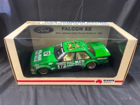 1984 DJR Ford Falcon XE Bathurst Car Green - Model#3 - 1441/5100 - Biante - MB008 - Car & Certificate Signed Dick Johnson & John French