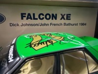 1984 DJR Ford Falcon XE Bathurst Car Green - Model#3 - 1441/5100 - Biante - MB008 - Car & Certificate Signed Dick Johnson & John French - 2