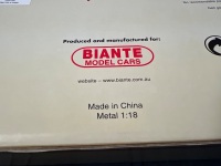 1984 DJR Ford Falcon XE Bathurst Car Green - Model#3 - 1441/5100 - Biante - MB008 - Car & Certificate Signed Dick Johnson & John French - 5