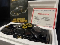 1985 BMW 635 Csi #62 Jim Richards JPS - Winner ATCC - 0378/1300 - AUTOart - 88548 - Certificate Signed Jim Richards [w/JPS Transfers] - 3