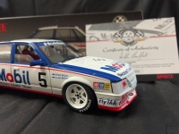 1986 Holden Commodore VK #5 Peter Brock/Allan Moffat - Mobil - Round 2 ETCC - 1234/1455 - Biante - B182704H - Certificate Signed Allan Moffat - 2