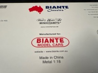 1988 Ford Sierra RS500 #17 Dick Johnson - Winner ATCC - 1739/4000 - Biante - 103 888017 - Certificate Signed Dick Johnson - 5