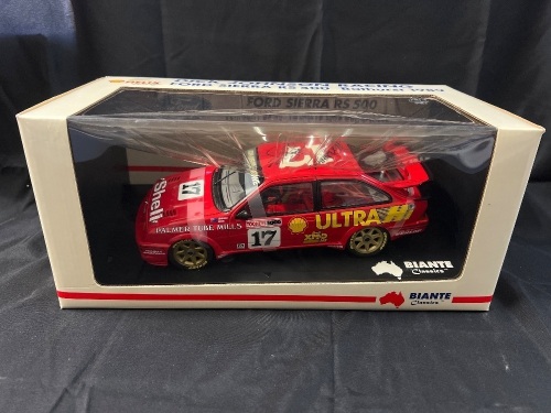 1989 Ford Sierra RS500 #17 Dick Johnson/John Bowe - Winner Tooheys 1000 - 3423/6000 - Biante - 103 898017 - Car & Certificate Signed Dick Johnson & John Bowe @ Die-Cast Expo 2011