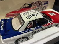 1990 Nissan Skyline GT-R (R32) #3 J.Richards/M.Skaife - Ansett Airfreight Challenge Aust GP - 0281/0504 - AUTOart - 89077 - Car Roof Signed Jim Richards & Mark Skaife [Rollover Car] - 2