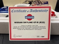 1990 Nissan Skyline GT-R (R32) #3 J.Richards/M.Skaife - Ansett Airfreight Challenge Aust GP - 0281/0504 - AUTOart - 89077 - Car Roof Signed Jim Richards & Mark Skaife [Rollover Car] - 7