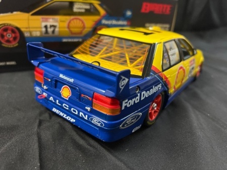 1993 Ford Falcon EB #17 Dick Johnson/John Bowe - Tooheys 1000 - 0153/1002 - Biante - BNL0001 - Certificate signed Dick Johnson & John Bowe