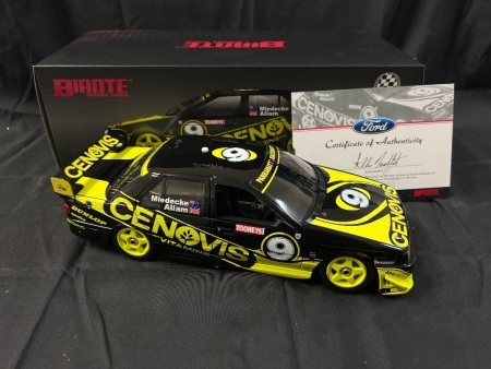 1994 Ford Falcon EB #9 Andrew Miedecke / Jeff Allam - Tooheys 1000 - 0563/0700 - Biante - BNB0001 - Certificate Signed Allan Moffat