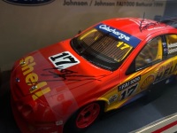 1999 Ford Falcon AU #17 Dick Johnson/Steven Johnson - FAI 1000 - 0593/5004 - Biante - MB009 - Car Roof DJ, Bonnet SJ, Certificate DJ - 2