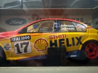 1999 Ford Falcon AU #17 Dick Johnson/Steven Johnson - FAI 1000 - 0593/5004 - Biante - MB009 - Car Roof DJ, Bonnet SJ, Certificate DJ - 5