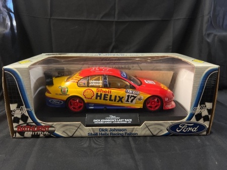 1999 Ford Falcon AU #17 Dick Johnson/Steven Johnson - FAI 1000 - - - - - /10000 - Classic Car - 18001 - Certificate Signed Dick Johnson