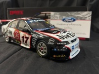 2007 Ford Falcon BF XR8 #17 Johnson/Davison - DJR Jim Beam Bathurst - 0287/1100 - Biante - B18302A - Car Signed Dick Johnson On Roof & Steven Johnson On Bonnet - 2