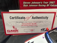 2007 Ford Falcon BF XR8 #17 Steven Johnson - DJR Jim Beam ATCC - 1148/2500 - Classic Car - 18293 - Car Roof Signed Dick Johnson & Steven Johnson - 3