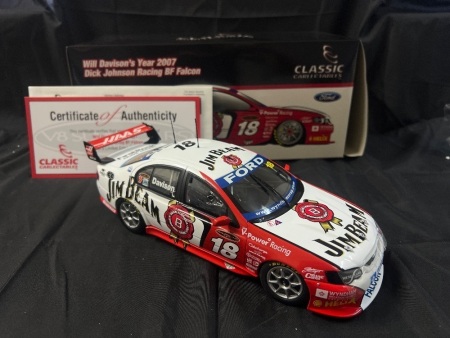 2007 Ford Falcon BF XR8 #18 Will Davison - DJR - Jim Beam ATCC - 0974/1000 - Classic Car - 18294