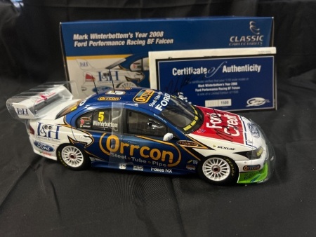 2008 Ford Falcon BF XR8 #5 Mark Winterbottom - FPR ATCC - 1251/1500 - Classic Car - 18360 - Car & Certificate Signed Mark Winterbottom