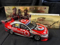 2008 Ford Falcon BF XR8 #888 Lowndes / Whincup - Personally Signed x3 - Bathurst - 4132/4550 - Classic Car - 18373 - Car Signed CL, JW & RD; Certificate Signed CL & JW; Scale Replica Trophy