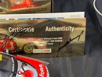 2008 Ford Falcon BF XR8 #888 Lowndes / Whincup - Personally Signed x3 - Bathurst - 4132/4550 - Classic Car - 18373 - Car Signed CL, JW & RD; Certificate Signed CL & JW; Scale Replica Trophy - 4