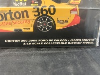 2009 Ford Falcon BF XR8 #999 James Moffat - Norton 360 Fujitsu Series - 0232/0300 - Biante - B18302F - Car & Certificate Signed James Moffat - 2