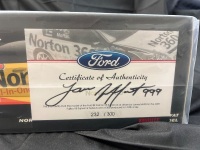 2009 Ford Falcon BF XR8 #999 James Moffat - Norton 360 Fujitsu Series - 0232/0300 - Biante - B18302F - Car & Certificate Signed James Moffat - 4