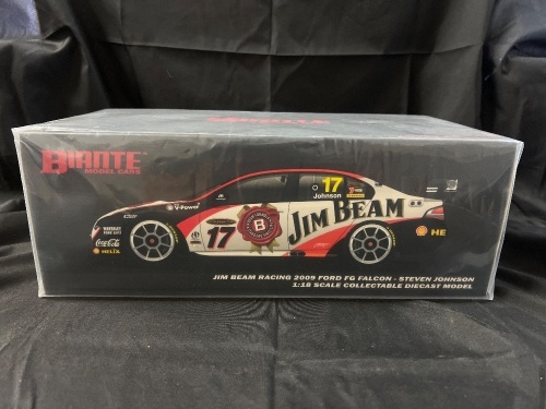 2009 Ford Falcon FG XR8 #17 Steven Johnson - DJR - Jim Beam ATCC - 0104/1200 - Biante - B18303B - Car Signed Dick Johnson & Steven Johnson; Certificate Signed @ TM Event 2010