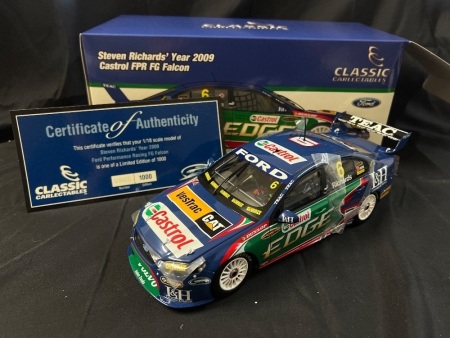 2009 Ford Falcon FG XR8 #6 Steven Richards - FPR ATCC - 0865/1000 - Classic Car - 18390 - Car Signed Steven Richards