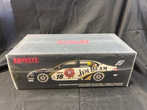 2010 Ford Falcon FG XR8A #18 James Courtney - DJR Jim Beam ATCC - 0727/0900 - Biante - B18303K - Car Signed Dick Johnson