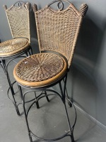 2 x Rattan Side Chair - 2