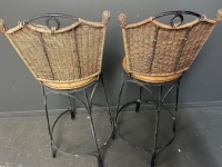 2 x Rattan Side Chair - 6