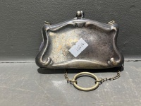 Antique Silver Plated Purse - 2