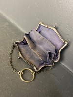 Antique Silver Plated Purse - 4