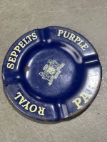 Antique Enamel Seppelts Advertising Ashtray - 3