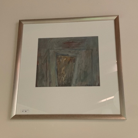 Framed Still Life by David Moore - Gouache on Paper Behind Glass
