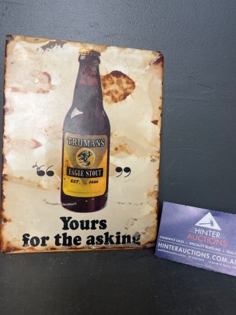 Truman's Eagle Stout - Vintage Sign