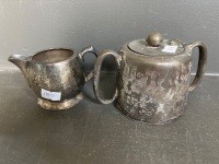 Set of 1930's Silverware from Lennon's Cafe Brisbane - 5