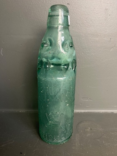 Antique Australian Marble Codd Bottle - Owen Gardener Brisbane