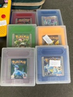 Nintendo Game Boy with Case and 6 x Pokemon Games - 2